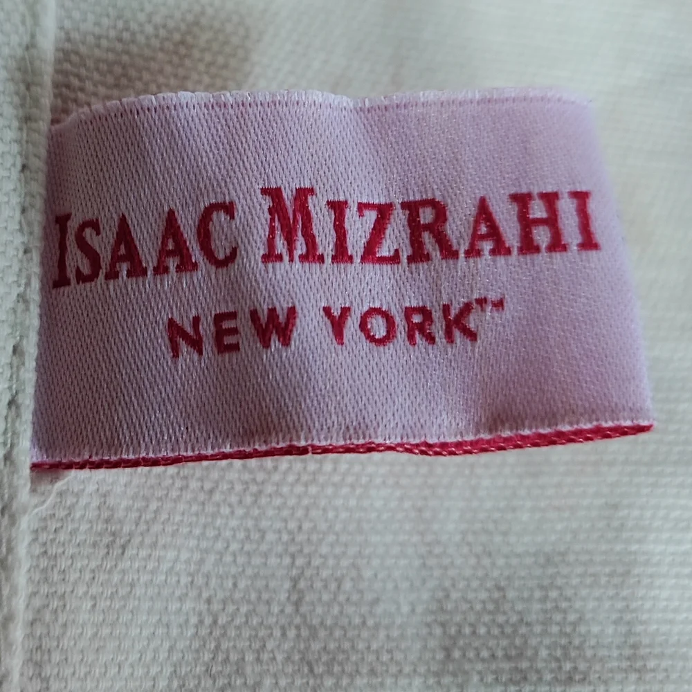 2 ISAAC MIZRAHI Pug Pomeranian Puppies Wearing Glasses Kitchen Dish Towels NWT